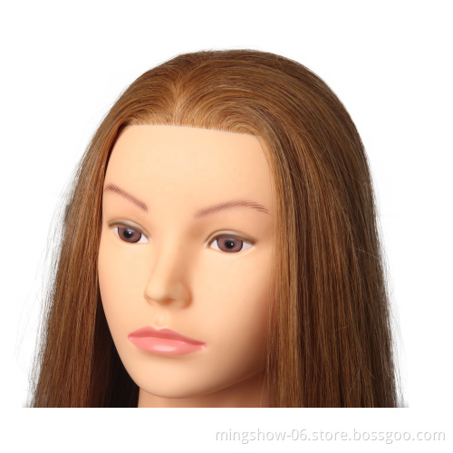 2020 new arrival 100% handmade mannequin heads with long hair
